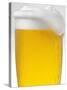 Pils with Head of Foam in Glass with Condensation-null-Stretched Canvas