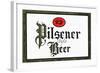 Pilsener Style Beer-null-Framed Art Print