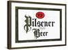 Pilsener Style Beer-null-Framed Art Print