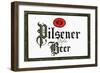 Pilsener Style Beer-null-Framed Art Print