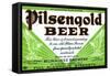 Pilsengold Beer-null-Framed Stretched Canvas