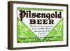 Pilsengold Beer-null-Framed Art Print
