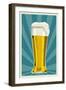 Pilsner Glass-Lantern Press-Framed Art Print