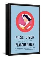 Pilznetzer is Das Beste Flaschenbier-F. Sperl-Framed Stretched Canvas