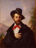 Self-Portrait, 1851-Pimen Nikitich Orlov-Framed Giclee Print