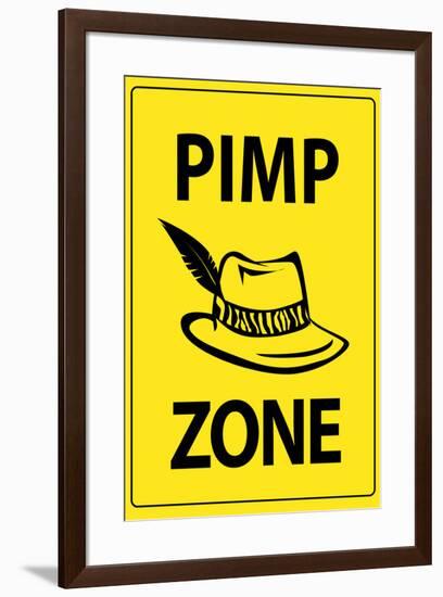 Pimp Zone-null-Framed Art Print