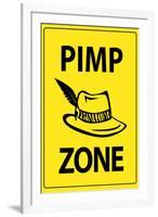 Pimp Zone-null-Framed Art Print