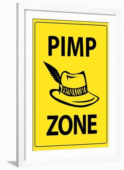 Pimp Zone-null-Framed Art Print