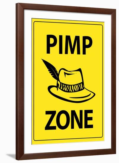 Pimp Zone-null-Framed Art Print