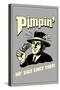 Pimpin' Ho' Sale Since 1869 Funny Retro Poster-Retrospoofs-Stretched Canvas