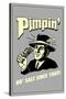 Pimpin' Ho' Sale Since 1869 Funny Retro Poster-Retrospoofs-Stretched Canvas