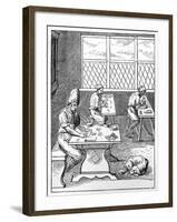 Pin and Needle Maker, C1559-1591-Jost Amman-Framed Giclee Print