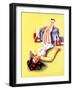 Pin Cushion Pin-Up c1940s-Ruth Deckard-Framed Art Print