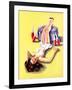 Pin Cushion Pin-Up c1940s-Ruth Deckard-Framed Art Print