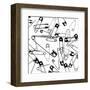 Pin Jumble-Erin Clark-Framed Art Print