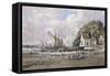 Pin Mill-John Sutton-Framed Stretched Canvas