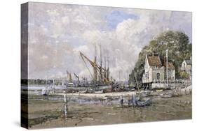 Pin Mill-John Sutton-Stretched Canvas