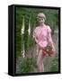 Pin-Up and Foxgloves-Charles Woof-Framed Stretched Canvas