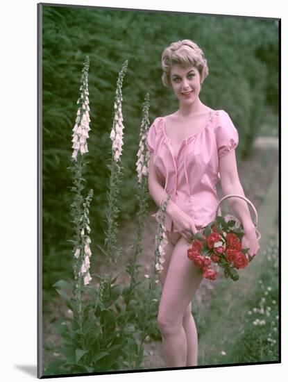 Pin-Up and Foxgloves-Charles Woof-Mounted Photographic Print