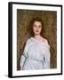 Pin-Up, Bathrobe and Hay-Charles Woof-Framed Photographic Print