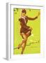 Pin-Up Caught in Sprinklers, 1940-null-Framed Giclee Print