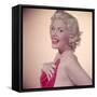 Pin-Up Girl and Towel-Charles Woof-Framed Stretched Canvas