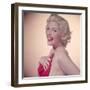 Pin-Up Girl and Towel-Charles Woof-Framed Photographic Print