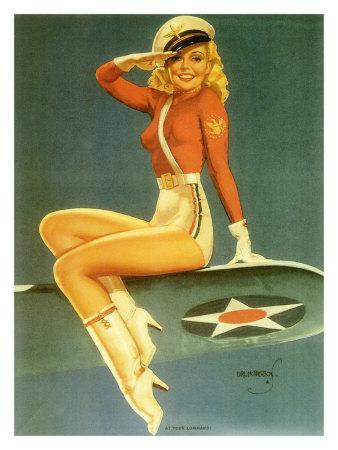Pin-Up Girl: Army Air Force' Giclee Print | AllPosters.com