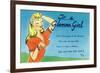 Pin-Up Girls - Glamour Girl Telling Beauties How it Is-Lantern Press-Framed Premium Giclee Print