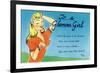 Pin-Up Girls - Glamour Girl Telling Beauties How it Is-Lantern Press-Framed Premium Giclee Print