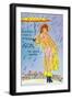 Pin-Up Girls - Waiting for a Strong 'Son' to Come along; Woman in See-through Raincoat-Lantern Press-Framed Art Print