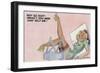 Pin-Up Girls - Why Go Sightseeing; Girl Wants You to Stay-Lantern Press-Framed Art Print