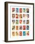 Pin Up Girls-unknown Pruitt-Framed Art Print