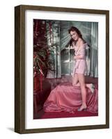 Pin-Up in Bathrobe 5, 5-Charles Woof-Framed Photographic Print