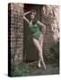 Pin-Up in Leotard-Charles Woof-Stretched Canvas