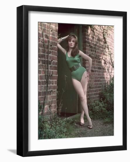 Pin-Up in Leotard-Charles Woof-Framed Photographic Print