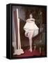 Pin-Up in Petticoat-Charles Woof-Framed Stretched Canvas