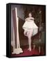 Pin-Up in Petticoat-Charles Woof-Framed Stretched Canvas