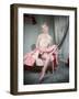 Pin-Up in Pink Skirt-Charles Woof-Framed Photographic Print