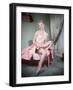 Pin-Up in Pink Skirt-Charles Woof-Framed Photographic Print