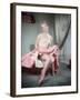 Pin-Up in Pink Skirt-Charles Woof-Framed Photographic Print