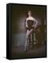 Pin-Up on Stool, 1950-Charles Woof-Framed Stretched Canvas