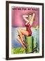 Pin-Up on the Dock of the Bay, 1945-null-Framed Giclee Print