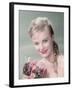 Pin-Up with Bouquet-Charles Woof-Framed Photographic Print