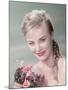 Pin-Up with Bouquet-Charles Woof-Mounted Photographic Print