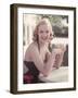 Pin-Up with Drink-Charles Woof-Framed Photographic Print