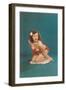 Pin-Up with Gardenia in Hair-null-Framed Art Print