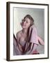 Pin-Up with Lilac Towel-Charles Woof-Framed Photographic Print