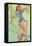 Pin-Up with Lumberjack Axe-null-Framed Stretched Canvas