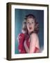 Pin-Up with Red Towel-Charles Woof-Framed Photographic Print